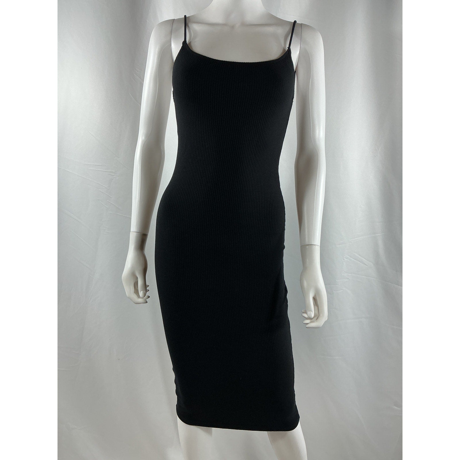 Reformation 'Kelsee' Black Tencel Lyocell Dress Size S