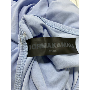 Norma Kamali 'Diana' Blue Gown Size XS