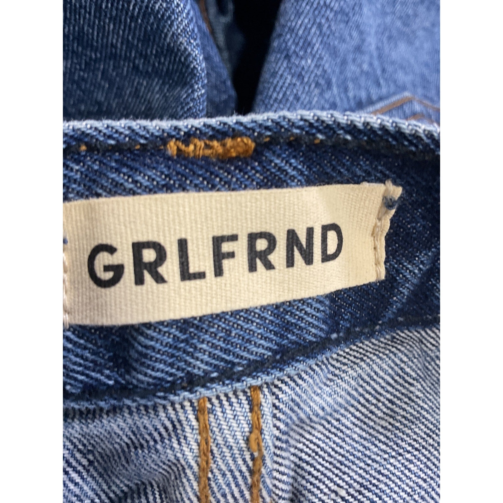 Grlfrnd 'Jules' Blue Vintage Cut Off Denim Short Size 28 - NWT