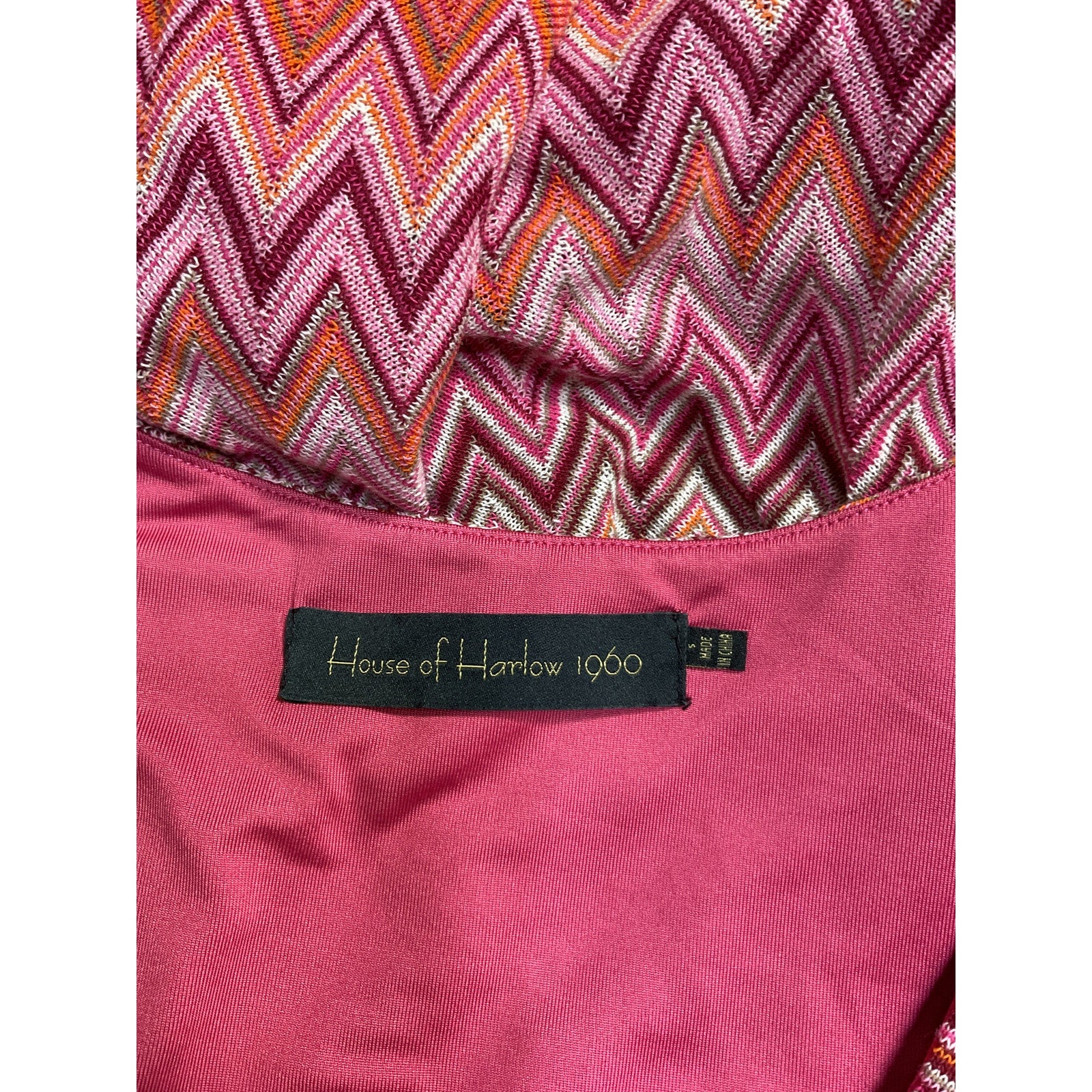 House Of Harlow 1960 X Revolve 'Rosa' Pink Cotton Mini Dress Size S