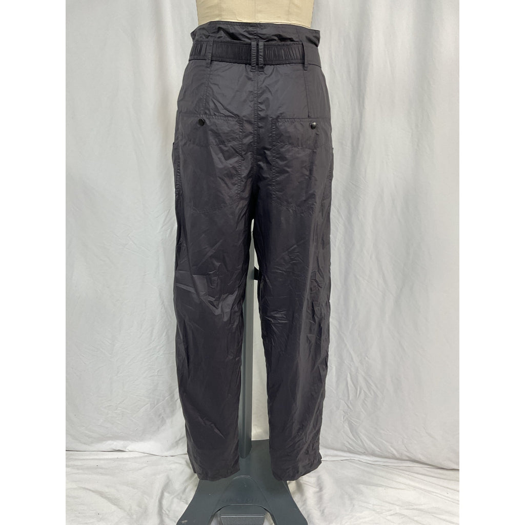Isabel Marant 'Eklali' Black Nylon Trousers Size 36