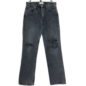 Agolde Distressed Black Lana Denim Jeans Size 29
