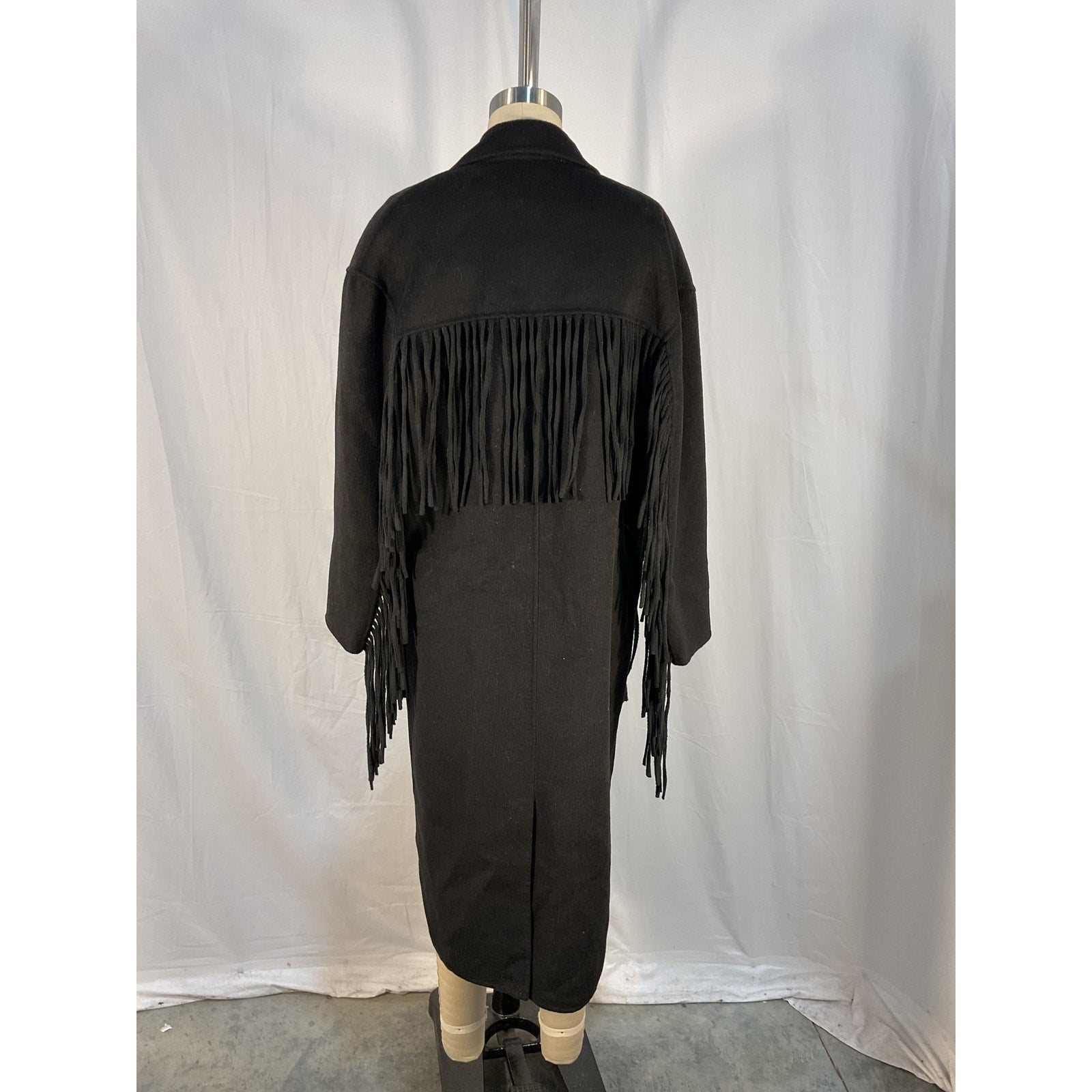 Allsaints 'Freya' Black Wool Blend Coat Size 2
