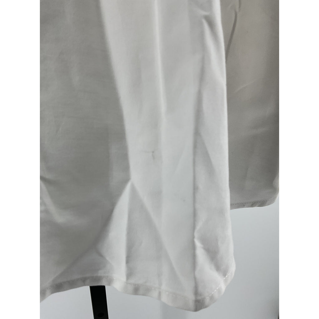 Simkhai 'Stella' White Poplin Maxi Skirt With Knit Yoke Size XS