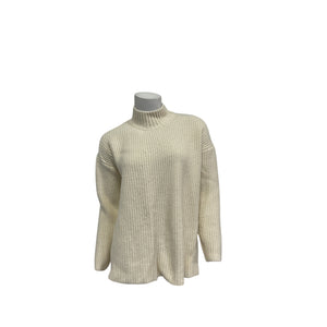 Sézane 'Emilia' White Cotton Jumper Size XS