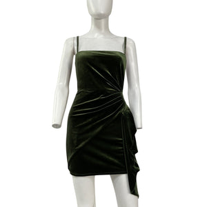 Majorelle Velvet Green Asbury Dress Size XS