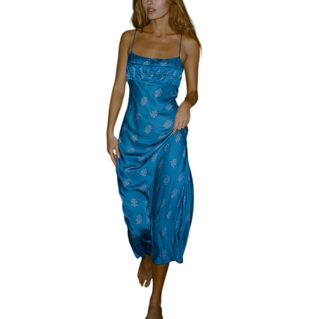 Ciao Lucia Floral Blue Nera Dress Size XS