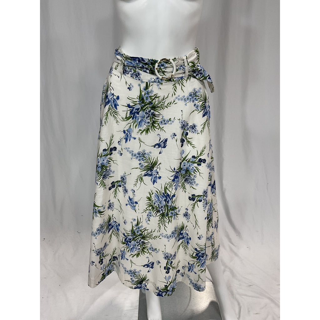 Veronica Beard 'Arwen' White Cotton Skirt Size 2