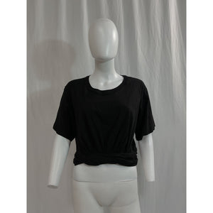 A.L.C. 'Mimi' Black Tee Size M