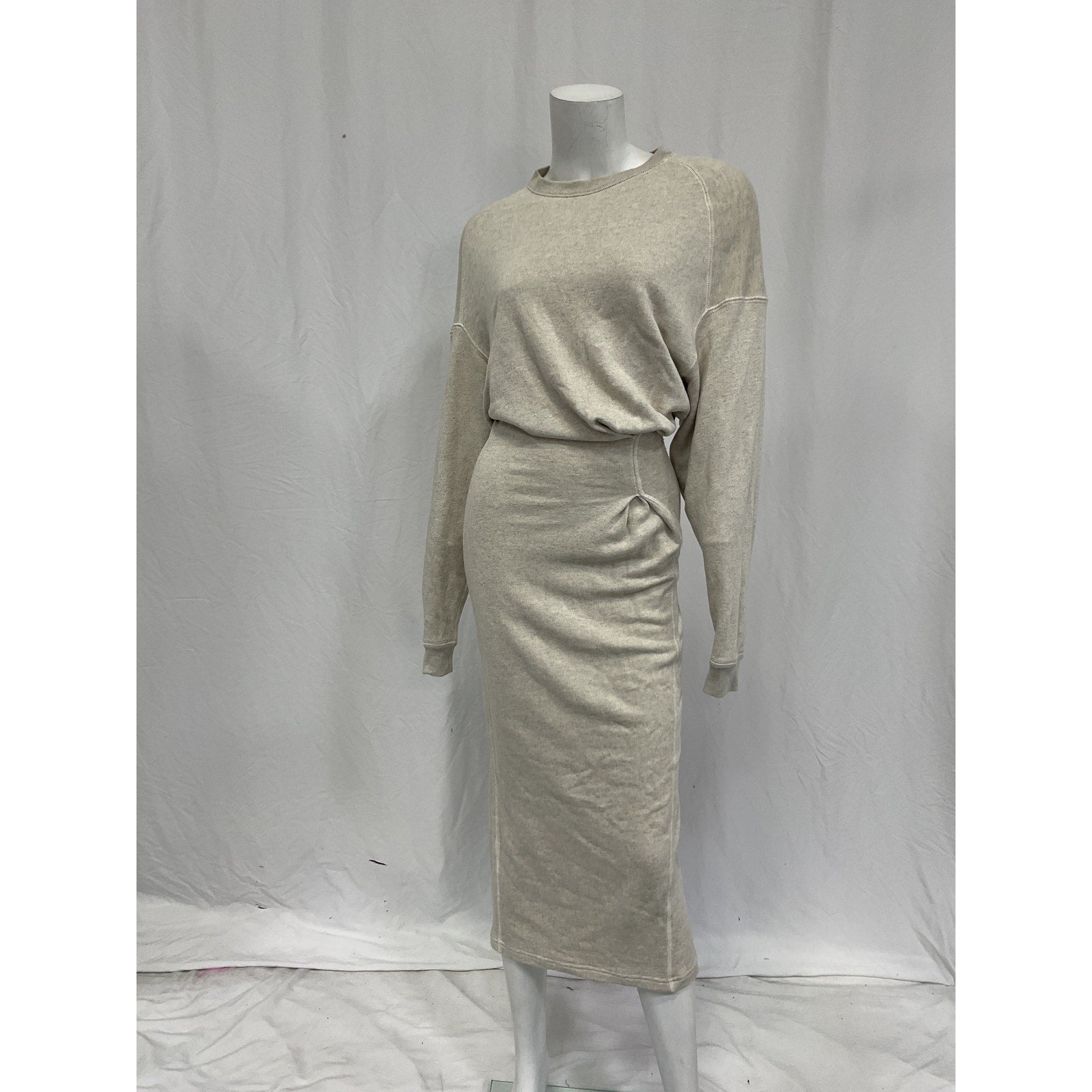 Isabel Marant 'Meg' White Viscose Midi Dress Size 34