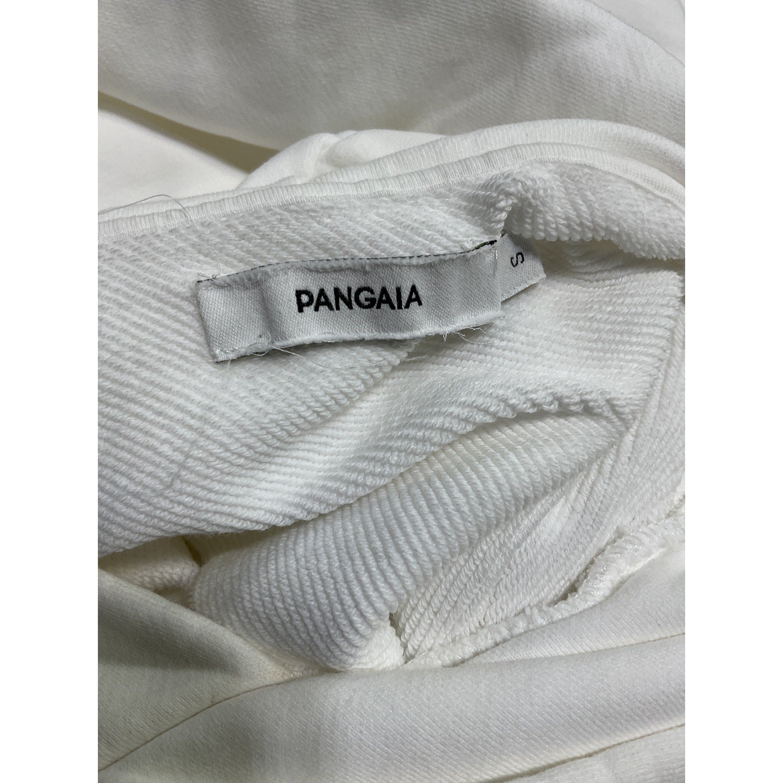 Pangaia '365' Off-White Cotton Midweight Hoodie Size S