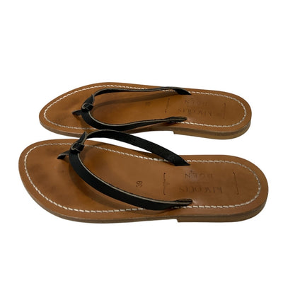 Doen Classic Black Baie Sandals Size 39 EU / 9 US