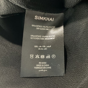 Simkhai Chic Black Symone Cowl Neck Blouse Size 0 NWT