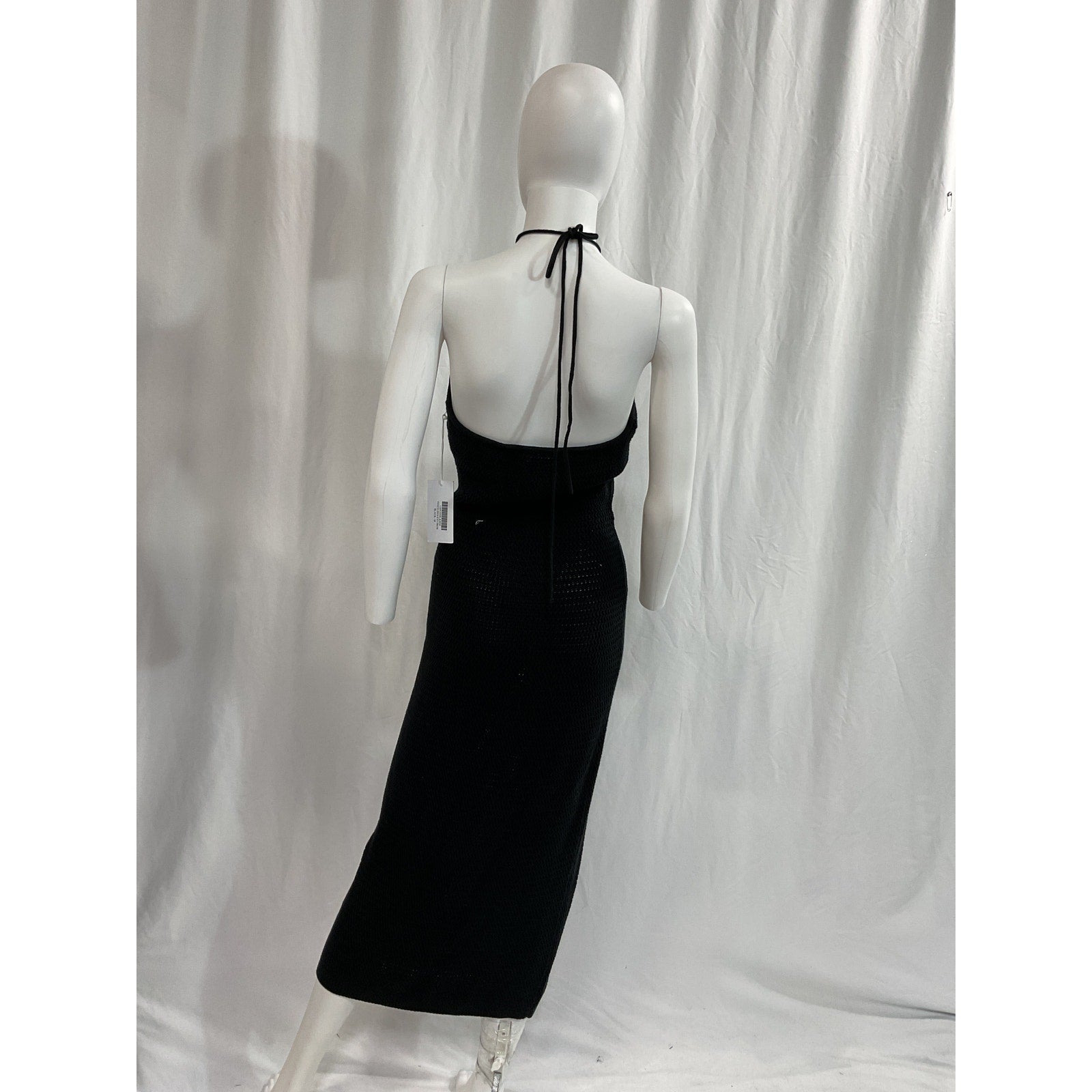 Reformation 'Venete' Black Open Knit Dress Size M - NWT