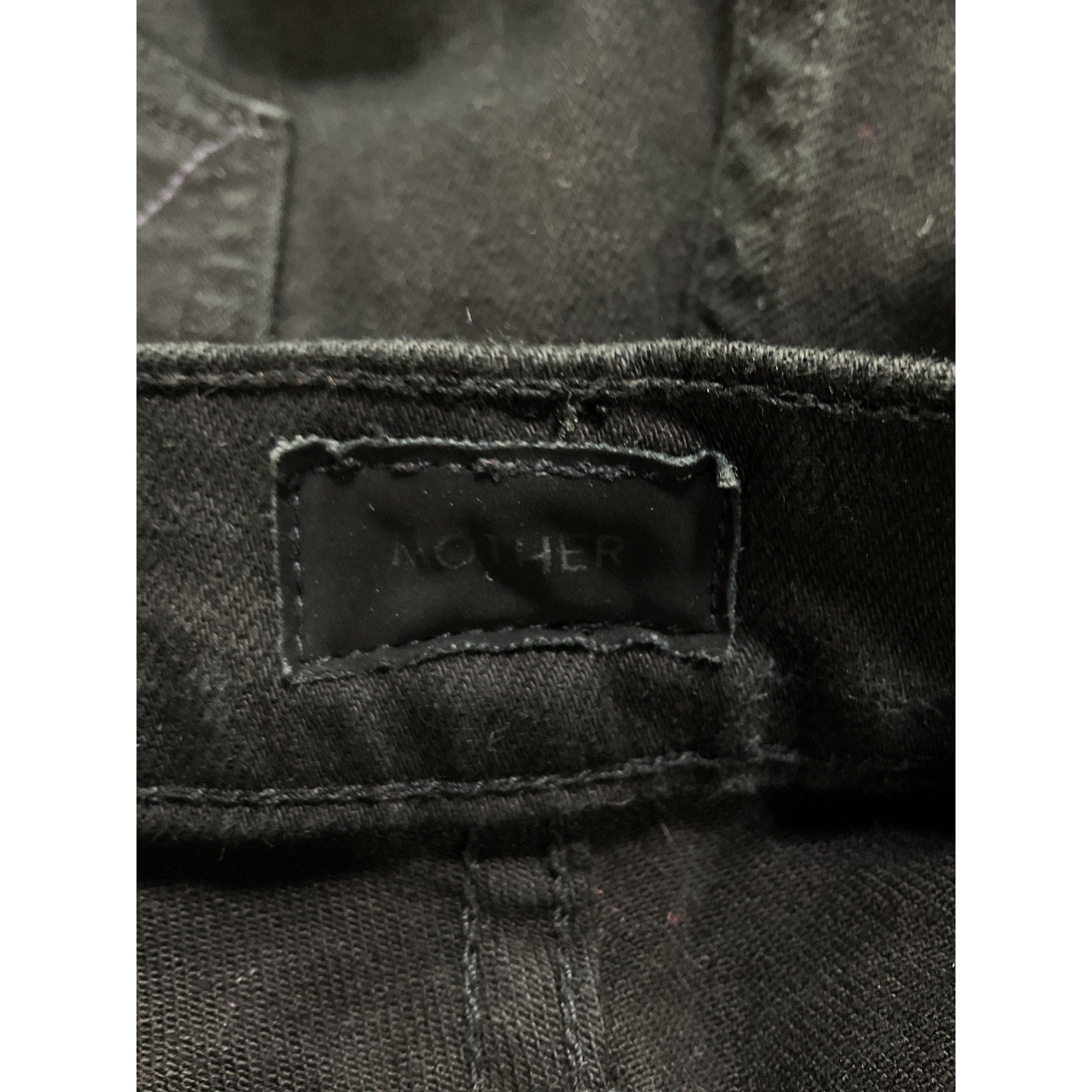 Mother 'The Tomcat' Ankle Black Denim Jeans Size 28