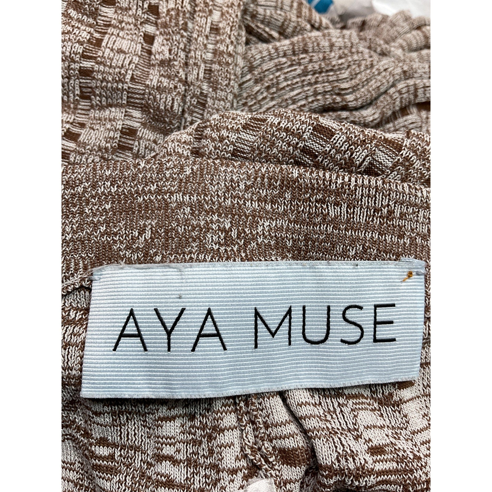 Aya Muse 'Emzar' Brown Knit Pant Size M