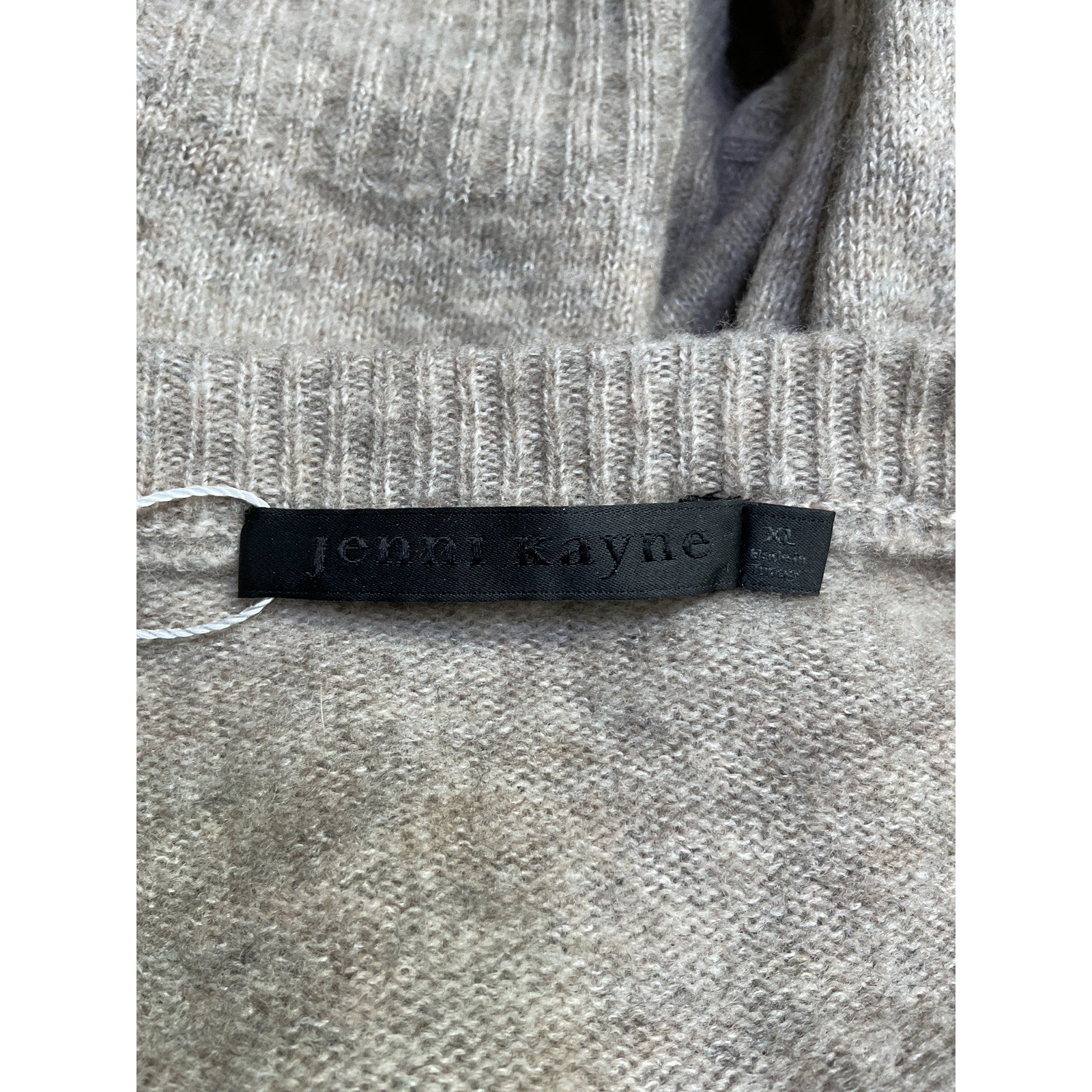 Jenni Kayne 'Finley' Beige Wool Cardigan Size XL