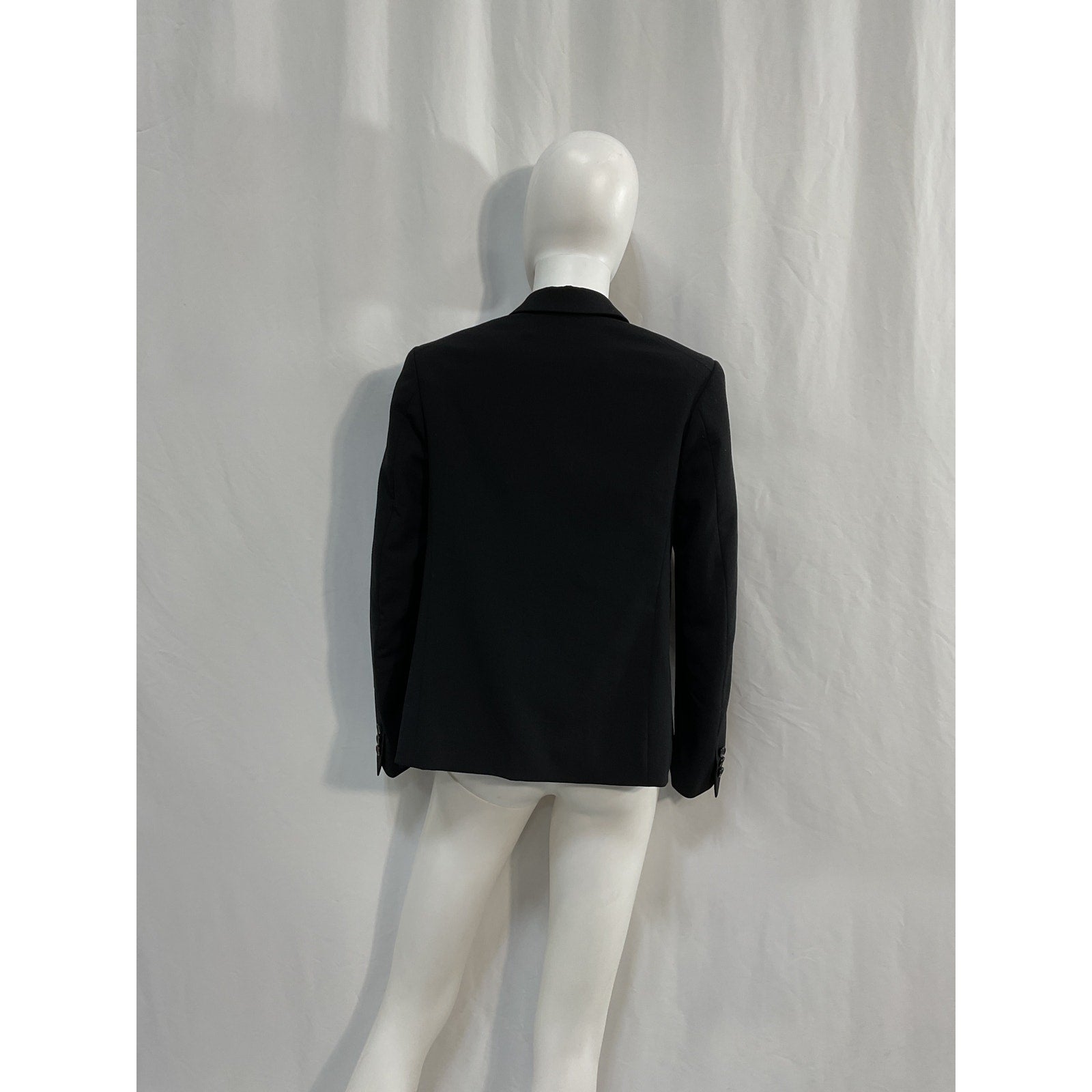 Comme Des Gar�ons Black Wool Blazer Size XS