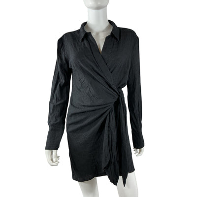 L Space Textured Black Daydream Tunic Size M
