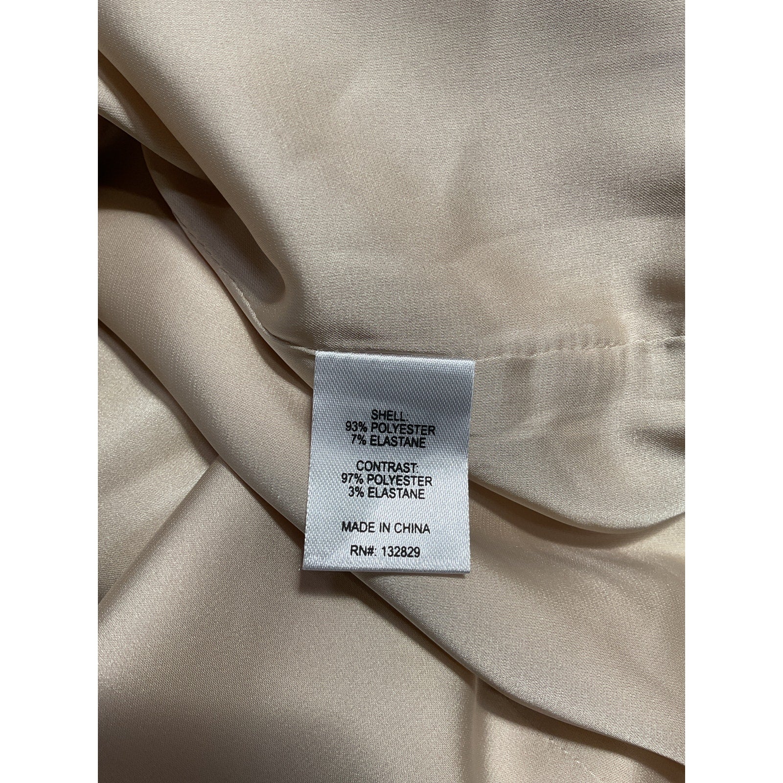 L'Academie 'Heron' White Satin Blazer Dress Size M - NWT
