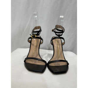 Stuart Weitzman 'Ellsie' Black 100 Lace-Up Sandal Size 5