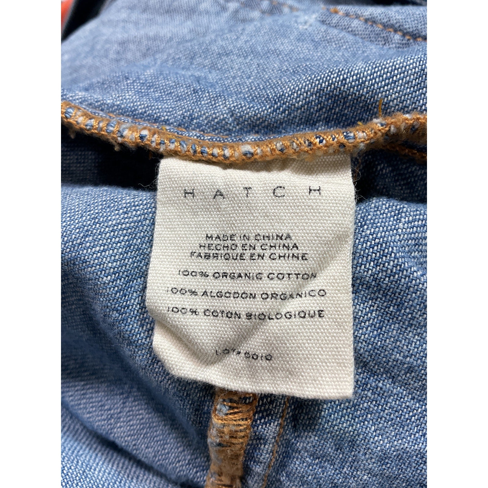 Hatch 'The Everyday' Blue Nursing Denim Jumpsuit Size 0