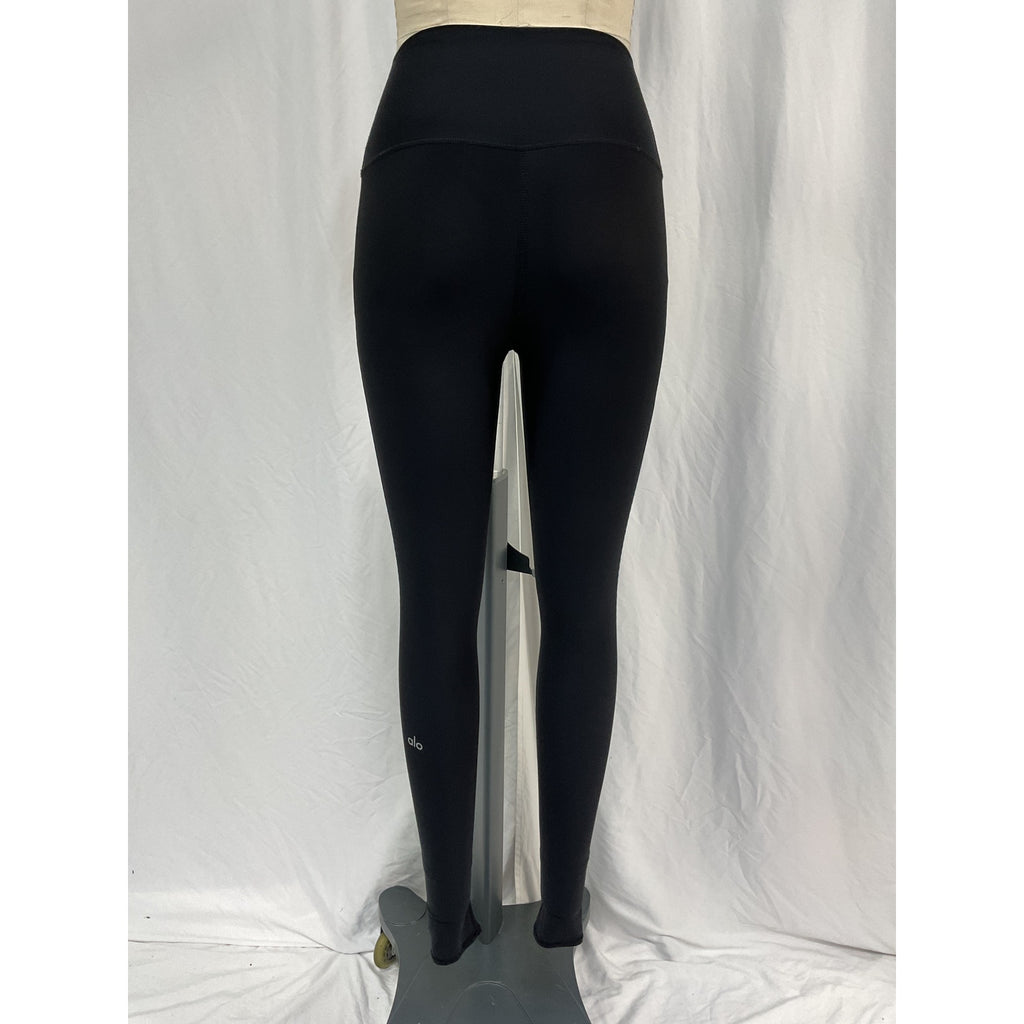 Alo Yoga High-Waist Black Polyester Airlift Legging Size XXS