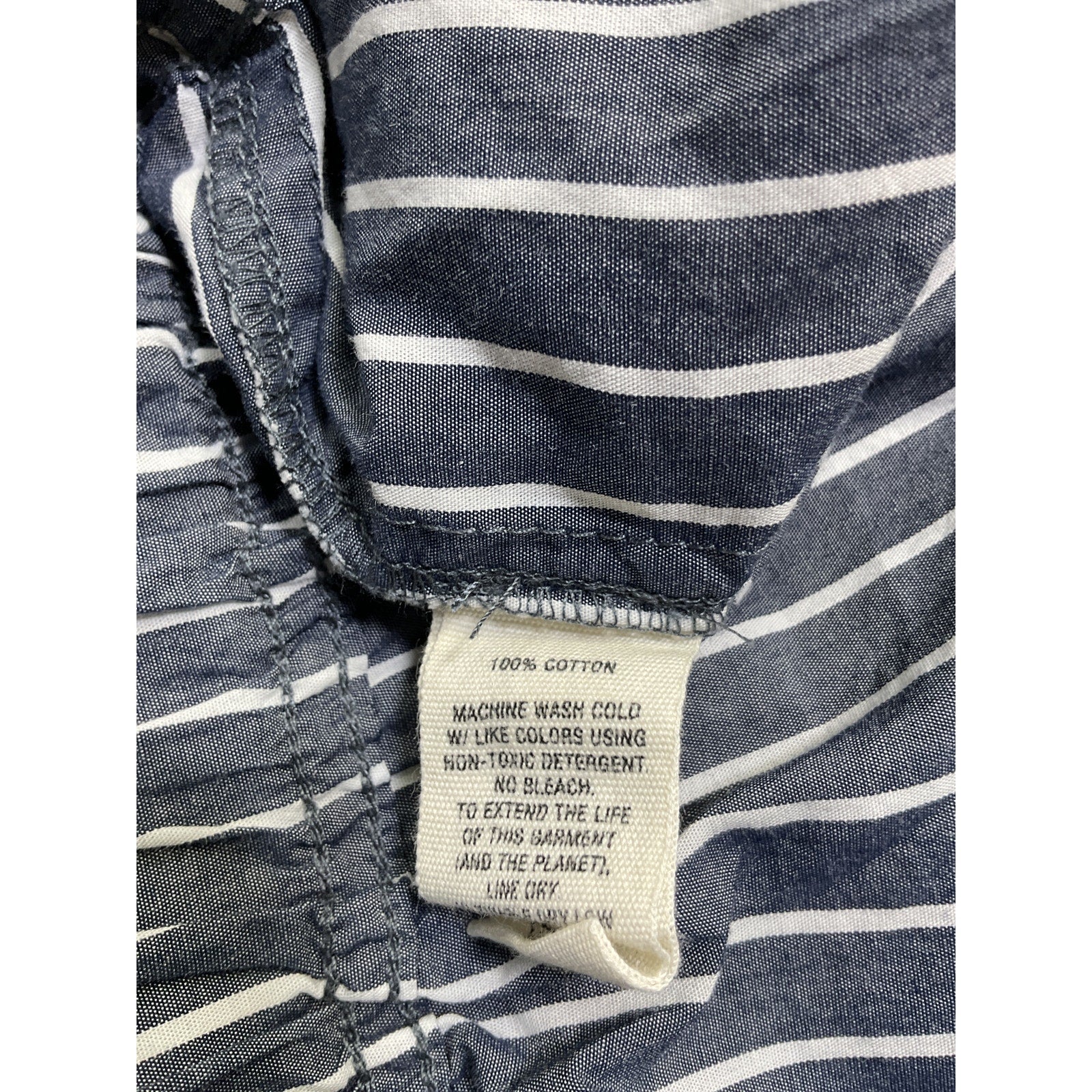 Alex Mill 'Montauk' Blue Cotton Short Size XS