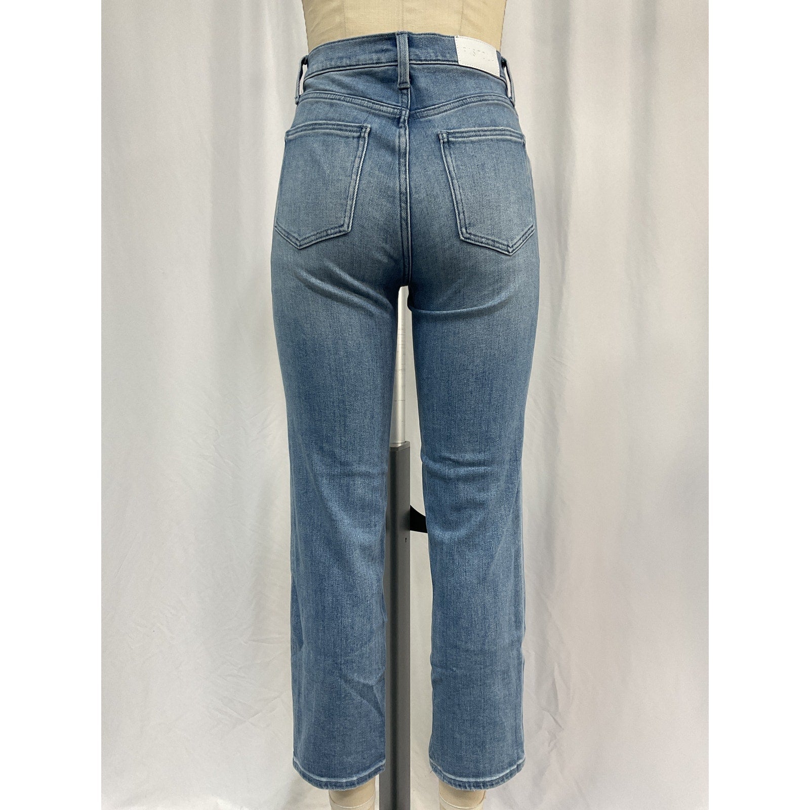 Pistola Denim Cassie Blue Cotton Crop Jeans Size 27