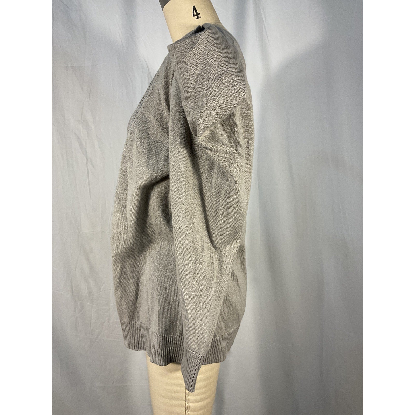 Johanna Ortiz 'Inca' Grey Cotton-Alpaca Knitwear Set Size S