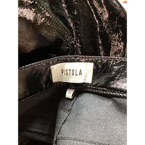 Pistola 'Cassie' Super High Rise Straight Faux Leather Pant Size 26