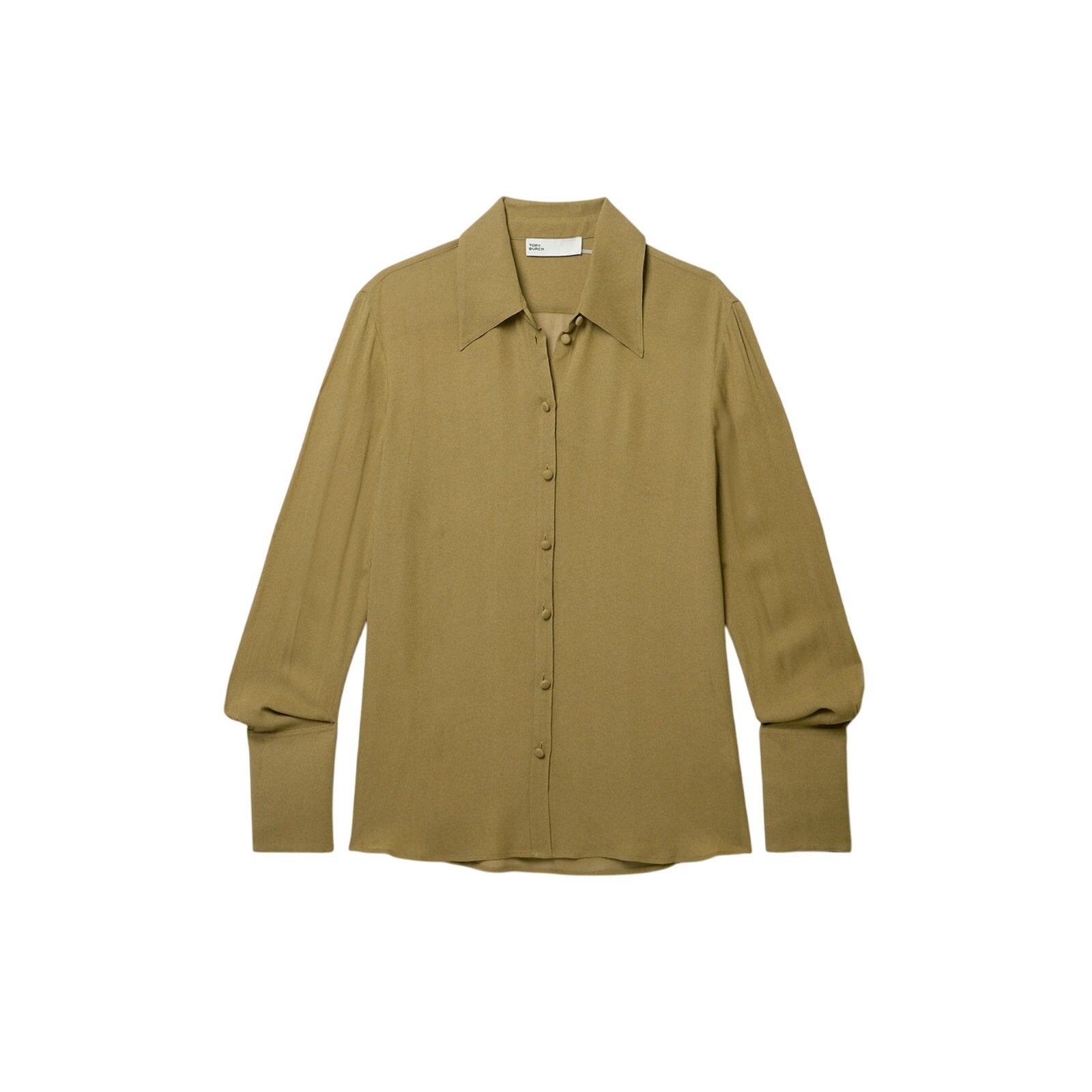 Tory Burch Georgette Green Viscose Shirt Size 10