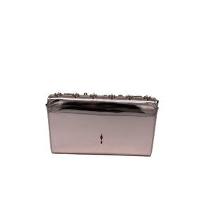 Metallic Pink Christian Louboutin Spiked 'Paloma' Clutch