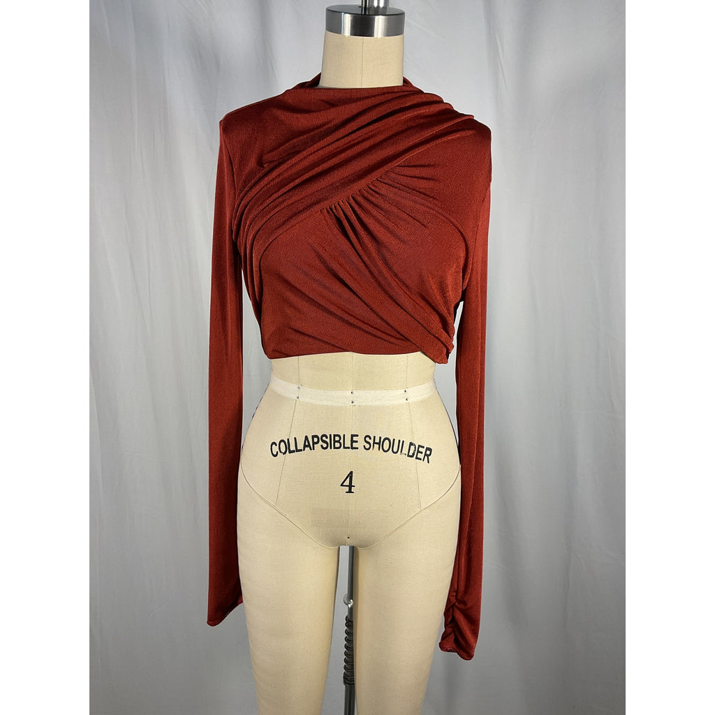 Anna October 'Novel' Red Top Size M