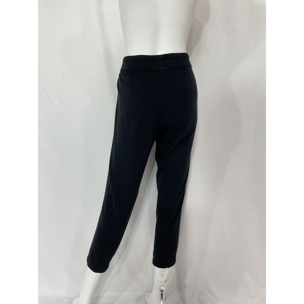 James Perse 'Vintage' Black French Terry Relaxed Sweatpant Size 0