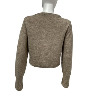 Jenni Kayne Merino Beige Finley Cardigan Size XL