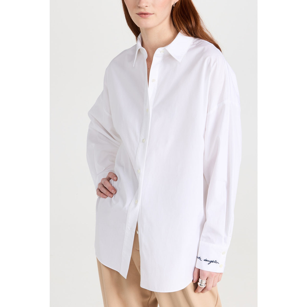 Favorite Daughter 'The Ex-Boyfriend' White Shirt Size L