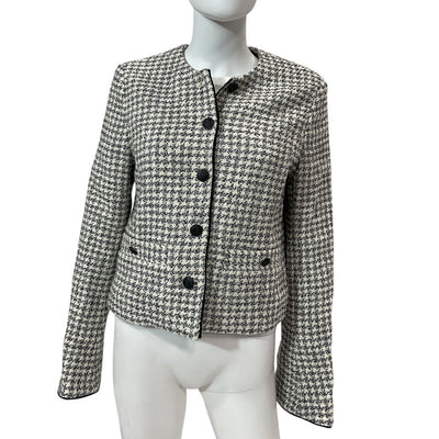 Rag & Bone Cotton Black White Carmen Jacket Size 8 NWT