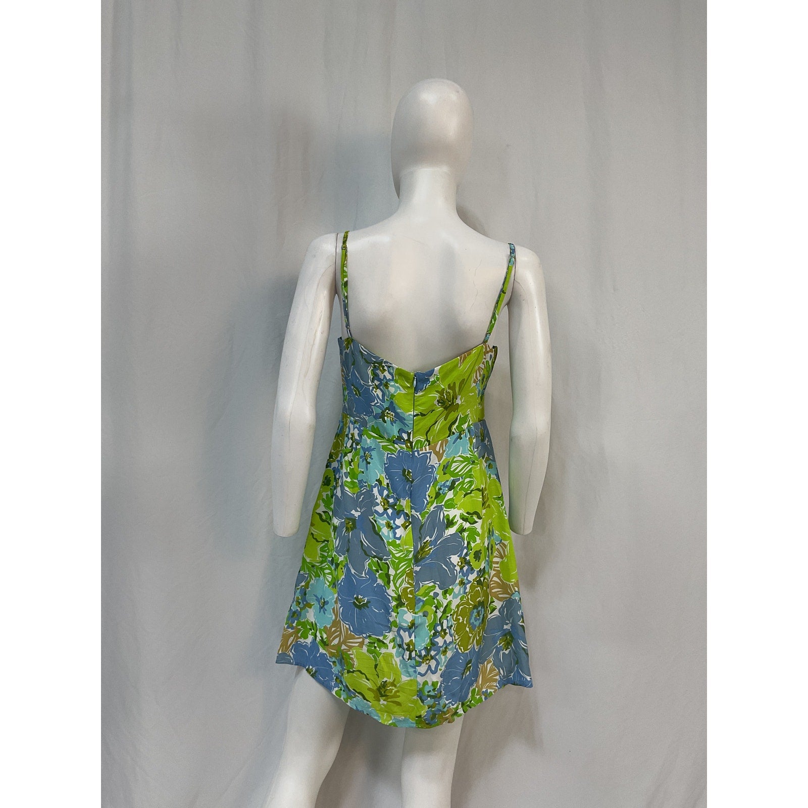 Faithfull The Brand 'Altura' Green Rayon Mini Dress Size M