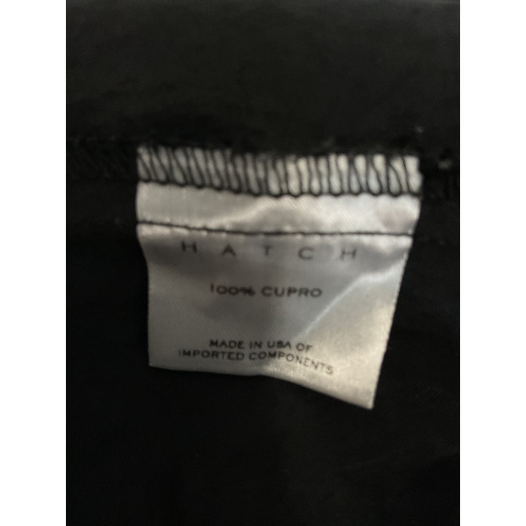 Hatch 'The James' Black Short Sleeve Crew Neck Midi Dress Size 1