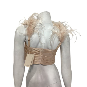 Cinq à Sept Feathered Pearl Will Top Size M NWT