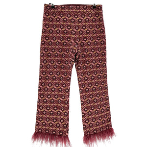 Trina Turk 'Shibui' Red Polyester Pant Size 6