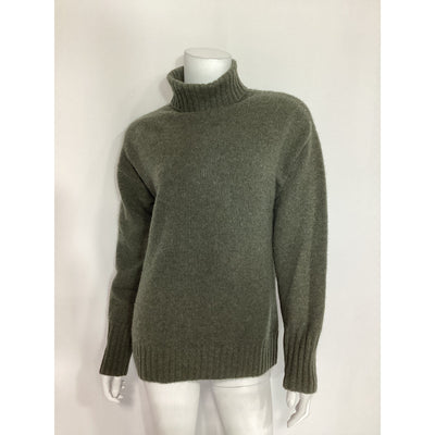 Naadam 'Luxe' Green Cashmere Turtleneck Tunic Size XS