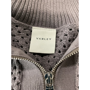 Varley 'Cassady' Grey Cotton Knit Jacket Size XS