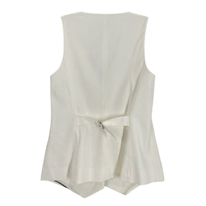 Favorite Daughter Tailored White Jones Vest Size XS