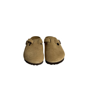 Birkenstock 'Boston' Beige Clog Size 6