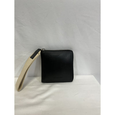 Jacquemus 'Le Carre Rond' Black Leather Handbag