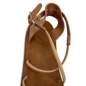 Ancient Greek Sandals Strappy Brown Anastasia Footwear Size 37 EU / US 7