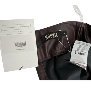 Nookie Sleek Brown Viktoria Pants Size S NWT