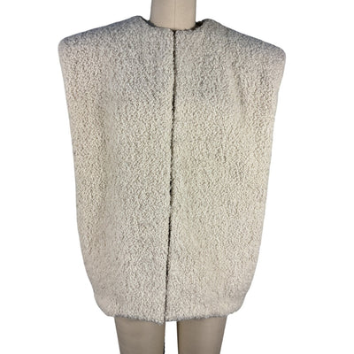 Isabel Marant Plush Cream Vest Size FR 36 / US 2